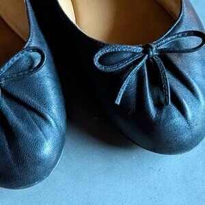 Sézane Agathe Low Ballerinas | Smooth Black